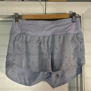 Women's Light Blue/Gray Athletic Shorts